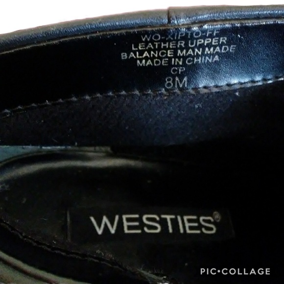 Westies Platform LEATHER Zip Fitted-Ankle Boots 8M - Picture 8 of 8